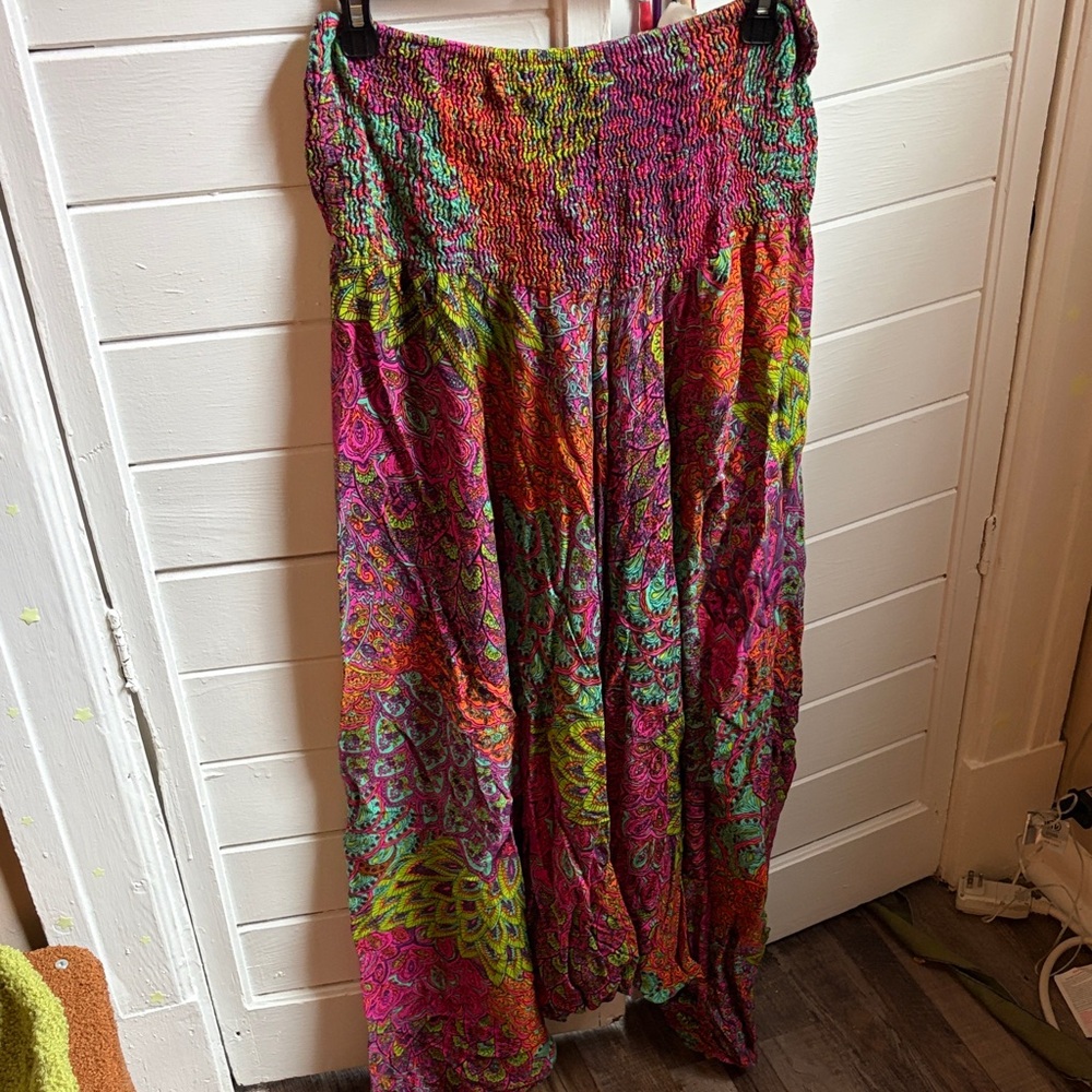 Colorful Bohemian pants